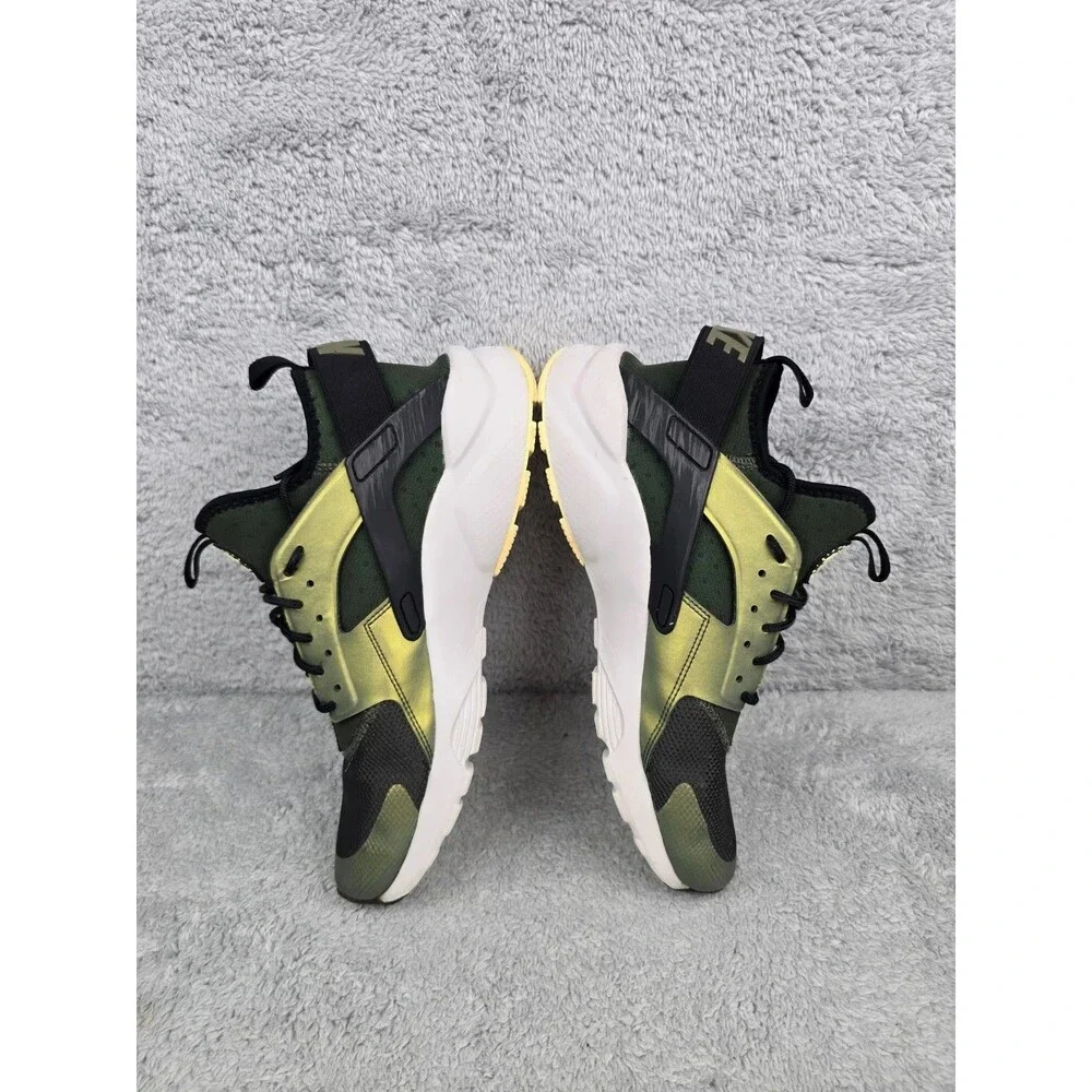 Men's Nike Air Huarache Run Ultra SE Sequoia/Metallic Green Sneakers Sz 10